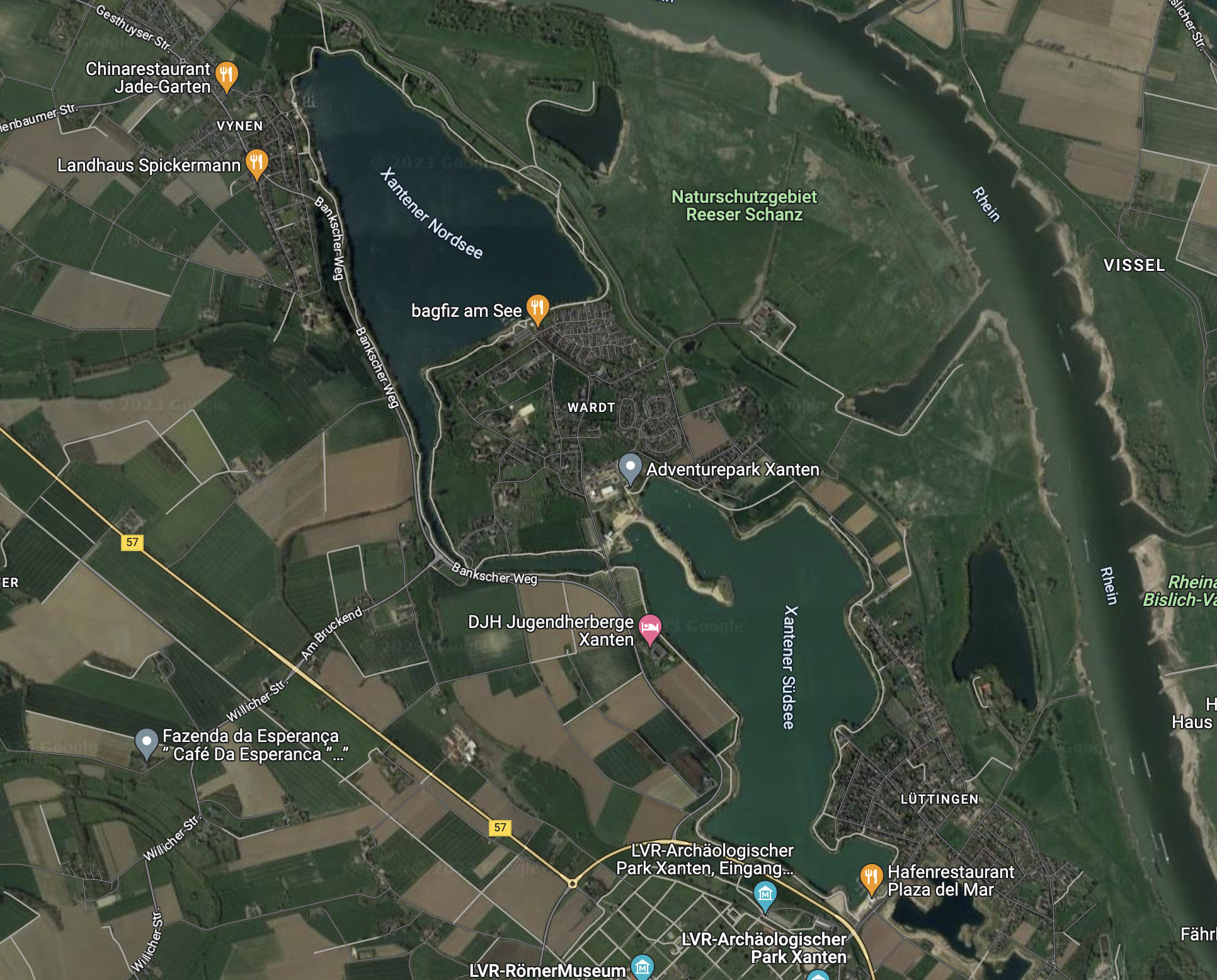 Rundweg Xantener Nord- und Südsee