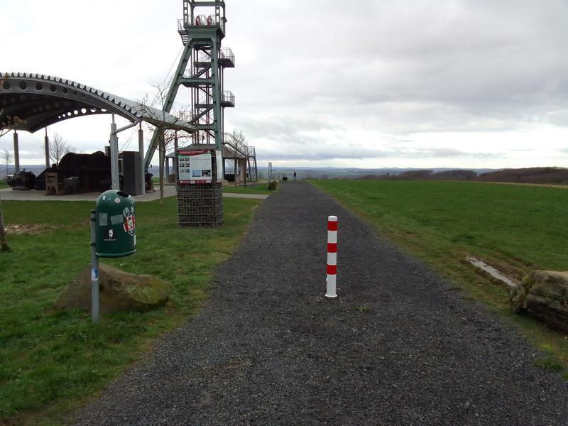 Barbaraturm - Fördergerüst und Aussichtsturm der Förderanlage auf der Steineberger Höhe