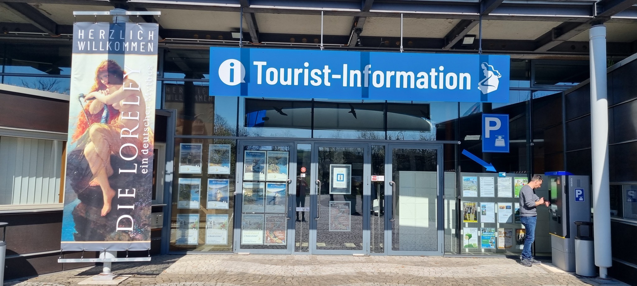 Tourist-Information auf der Loreley