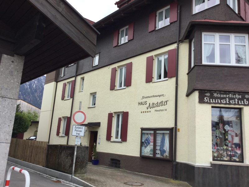 Haus Altstetter - Wohnungen Nebelhorn und Höfats