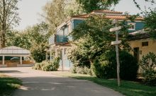 Außenansicht der Rezeption auf dem Park-Camping Lindau. - ©Lindau Tourismus Außenansicht der Rezeption auf dem Park-Camping Lindau. - ©Lindau Tourismus