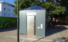 Öffentliche Toilettenanlage am Bahnhofsvorplatz Haßloch - ©Julia Marmulla