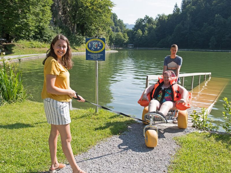 Bild von Barrierefreies Baden am Luegsteinsee - ©Hans Osterauer