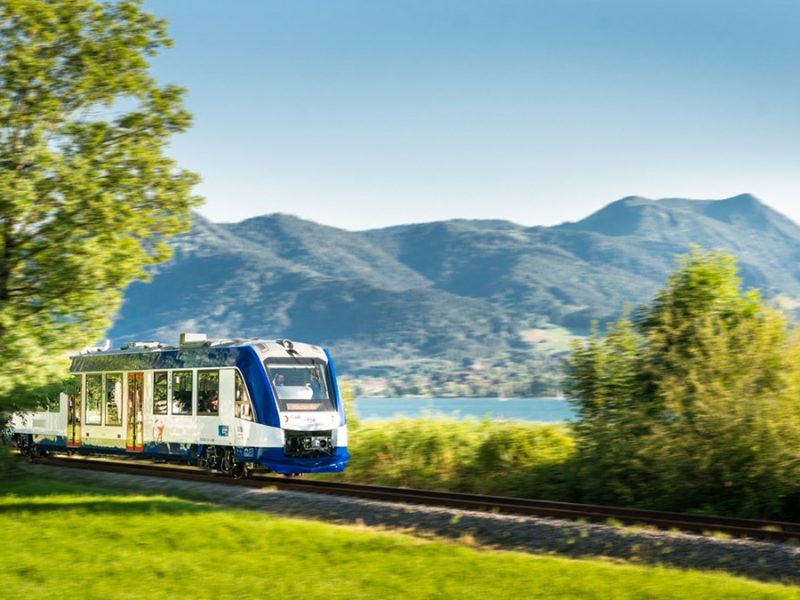 Bild von Bayerische Regiobahn: Triebwagen „Lint 54“ - ©Dietmar Denger