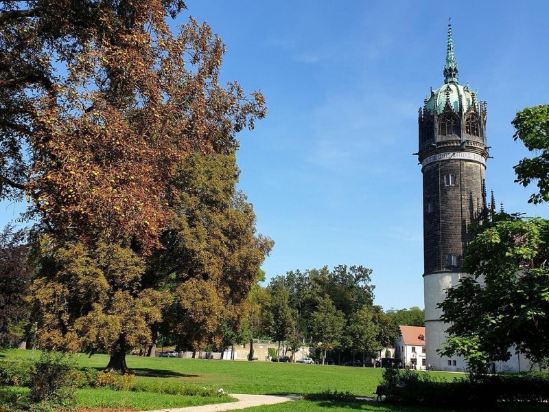 Stadtpark mit Schlosskirche - ©Manuela Fischer Bild von Urlaubsinspiration "Familienzeit in Wittenberg" - ©Manuela Fischer