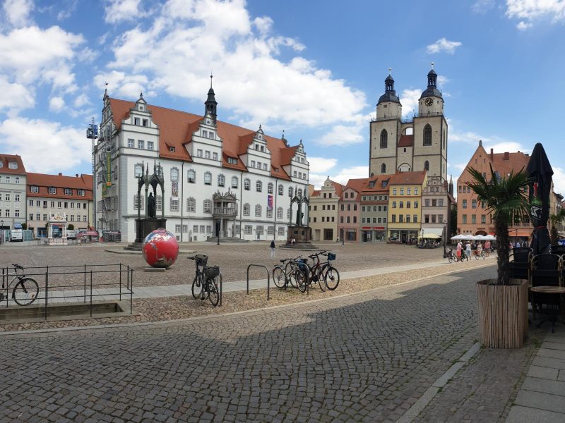 Marktplatz zu Wittenberg - ©Manuela Fischer Bild von Stadtführung Lutherstadt Wittenberg - ©Manuela Fischer