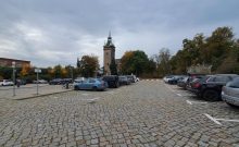 Touristischer Infopunkt Quedlinburg mit  WC für Menschen mit Behinderung am Parkplatz Marschlinger Hof - ©Manuela Fischer