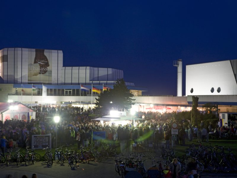 Großer Veranstaltungssaal in der Kulturinsel Borkum