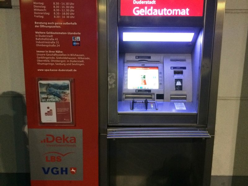 Sparkassenautomat an der Feilenfabrik (Duderstadt)