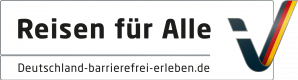 Kampagnen-Logo „Reisen für Alle“